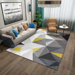 NEXTECHBIZ Nordic minimalist living room carpets, abstract geometric bedroom bedside rectangular wall-to-wall coffee table rugs, in stock