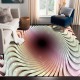 Creative 3D Living Room Carpet, Non-Slip, Wear-Resistant, Easy-Care, Coffee Table Mat, Bedroom Decorative Bedside Blanket