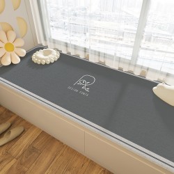 NEXTECHBIZ Useful all-season bedroom balcony mat, high-end absorbent mat, non-slip, stain-resistant, and easy-care imitation cashmere bay window mat.