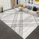 Simple light luxury Nordic-style carpet, living room, balcony, non-slip, absorbent, easy-care carpet, bedroom bedside decorative rug Simple light luxury Nordic-style carpet, living room, balcony, non-slip, absorbent, easy-care carpet, bedroom bedside decorative rug