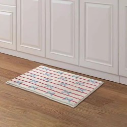 NEXTECHBIZ Girly bow faux cashmere floor mat, absorbent bathroom doormat, easy-care entrance doormat. Wholesale dropshipping