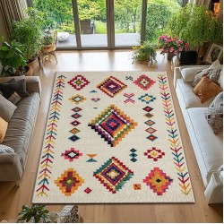 NEXTECHBIZ Nordic thickened crystal velvet floor mats, stain-resistant, non-slip, full-length easy-care large carpet available for dispatch