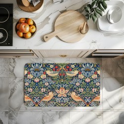 NEXTECHBIZ TEMU cross-border American retro floral diatom mud absorbent floor mats, quick-drying, non-slip bathroom and toilet foot mats, in stock.
