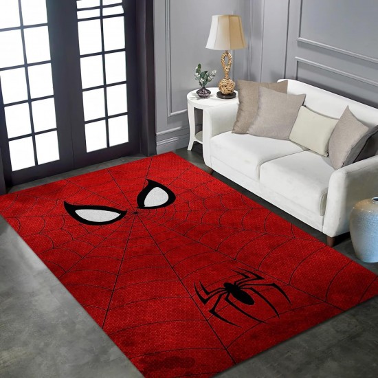 Cross-border Marvel Spider-Man living room carpet, esports room decorative bedside rug, stain-resistant and wear-resistant coffee table mat in stock