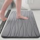 Wave-embossed coral fleece floor mats, absorbent bathroom doormats, wholesale