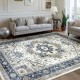 NEXTECHBIZ TEMU Cross-border Persian Living Room Carpet, Bedroom Stain-Resistant, Easy-Care, Dust-Resistant, Easy-Care, Bedside Decorative Blanket
