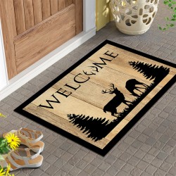 NEXTECHBIZ Cross-border doormat, factory wholesale, Amazon entryway mat, Welcome series stain-resistant mat.