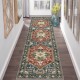 NEXTECHBIZ Cross-border TEMU Amazon vintage American hallway carpet, non-slip and stain-resistant, easy-care floor mat for living room and balcony