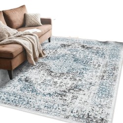 NEXTECHBIZ Cross-border TEMU Bohemian style carpet for home living room decoration, dirt-resistant, non-slip, and easy-care Coffee table rugs available for shipping.