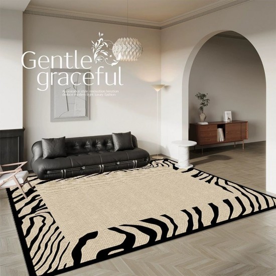 French carpets, living room coffee table and bedroom bedside black and white sofa rugs, premium luxury, stain-resistant, fragrant floor mats, in stock French carpets, living room coffee table and bedroom bedside black and white sofa rugs, premium luxury, stain-resistant, fragrant floor mats, in stock