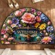 Cross-border American-style semi-circular floor mats, stain-resistant, easy-care floor mats for home entryways, in stock for dropshipping Cross-border American-style semi-circular floor mats, stain-resistant, easy-care floor mats for home entryways, in stock for dropshipping
