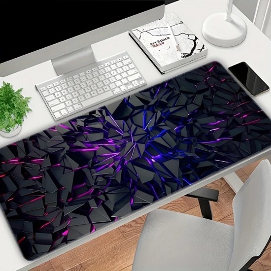 Trendy street art diatom mud mouse pads, gaming desktop absorbent and quick-drying desk mats, premium non-slip office mats.
