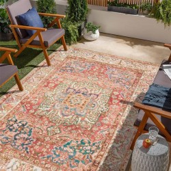 NEXTECHBIZ Cross-border American Persian carpet, stain-resistant, non-slip floor mat for the living room, bedside blanket for hotels and homestays, and outdoor camping mats.