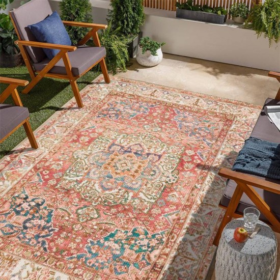 Cross-border American Persian carpet, stain-resistant, non-slip floor mat for the living room, bedside blanket for hotels and homestays, and outdoor camping mats.