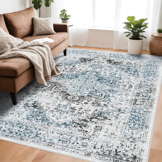 NEXTECHBIZ Cross-border TEMU Bohemian style carpet for home living room decoration, dirt-resistant, non-slip, and easy-care Coffee table rugs available for shipping.