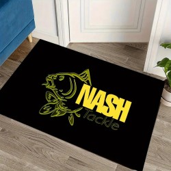 NEXTECHBIZ TEMU cross-border American trendy brand printed floor mats for home entryways, stain-resistant, wear-resistant, and easy-care mats.