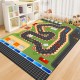 Creative cartoon educational, stain-resistant, and easy-care children's room carpet, car play mat, soundproof and cooling mat (shipping available)