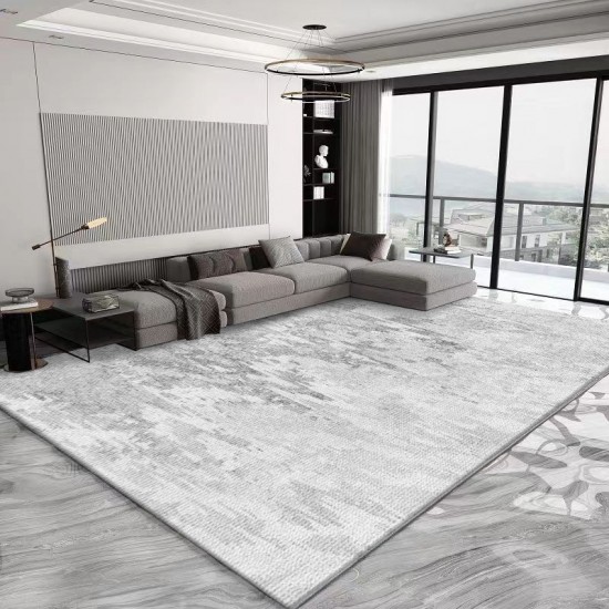High-end, simple, stain-resistant living room carpet, large wall-to-wall blanket, home bedroom bedside rug, wear-resistant sofa blanket