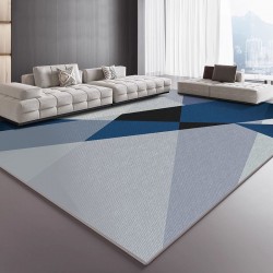 NEXTECHBIZ Cross-border Nordic style Linear living room carpet, home decoration, non-slip, stain-resistant, easy-care sofa blanket, available for shipping.