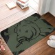 NEXTECHBIZ TEMU cross-border American trendy brand printed floor mats for home entryways, stain-resistant, wear-resistant, and easy-care mats.