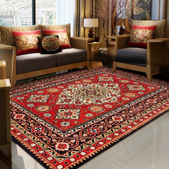 Cross-border Bohemian Living Room Carpet, Non-Slip, Stain-Resistant, Easy-Care, Sofa Blanket, Coffee Table Mat, Bedroom Bedside Blanket Cross-border Bohemian Living Room Carpet, Non-Slip, Stain-Resistant, Easy-Care, Sofa Blanket, Coffee Table Mat, Bedroom Bedside Blanket