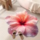 NEXTECHBIZ Specially shaped floral diatom mud floor mat, quick-drying, absorbent, non-slip bathroom and toilet floor mat, easy-care bedroom floor mat