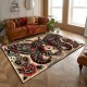 Amazon cross-border Halloween carpet, non-slip, stain-resistant, easy-care carpet, bedroom decorative bedside rug, available for shipping.