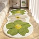 NEXTECHBIZ Cross-border temu popular small fresh floral rug, skin-friendly and comfortable bedside rug, easy-care rug for the living room coffee table
