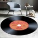 Cross-border round living room carpet. CD record creative carpet, simple chair mat, bedroom bedside mat Cross-border round living room carpet. CD record creative carpet, simple chair mat, bedroom bedside mat
