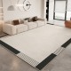 Living room carpets, stain-resistant and easy-care, Nordic-lined, non-slip, wear-resistant crystal velvet carpets, home insulation and warmth