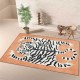Temu cross-border imitation tiger-print crystal velvet carpet for living room decoration, non-slip, stain-resistant, and easy-care sofa blankets.