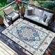 NEXTECHBIZ Cross-border TEMU Persian print carpet, easy-care sofa blanket for the living room, non-slip coffee table mat for the balcony.