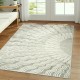 NEXTECHBIZ Simple line faux cashmere sun pattern bedroom decorative carpet, bedside rug, non-slip living room thickened carpet in stock.