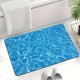 Creative visual corrugated diatom mud floor mat, absorbent, quick-drying floor mat for the bathroom, easy-care floor mat for the entryway.