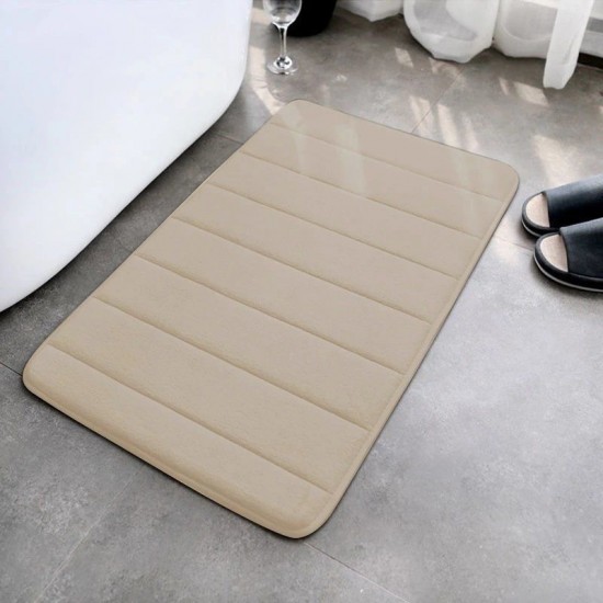 Cross-border striped quilted coral fleece floor mat, manufacturer wholesale, non-slip bathroom mats, TEMU Amazon stock and dropshipping Cross-border striped quilted coral fleece floor mat, manufacturer wholesale, non-slip bathroom mats, TEMU Amazon stock and dropshipping