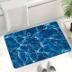 Creative visual corrugated diatom mud floor mat, absorbent, quick-drying floor mat for the bathroom, easy-care floor mat for the entryway.