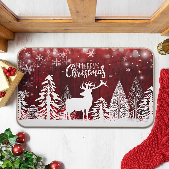 NEXTECHBIZ Diatom mud Amazon Christmas print floor mats, easy-care, stain-resistant, and wear-resistant doormats, available for shipping.