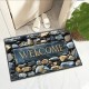 NEXTECHBIZ Temu labelled retro entrance doormats, absorbent, non-slip, easy-care entryway mats, cross-border supply