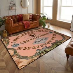 NEXTECHBIZ Amazon cross-border Halloween carpet, non-slip, stain-resistant, easy-care carpet, bedroom decorative bedside rug, available for shipping.