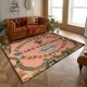 Amazon cross-border Halloween carpet, non-slip, stain-resistant, easy-care carpet, bedroom decorative bedside rug, available for shipping.