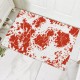 Factory direct cross-border Halloween bloody footprint crystal velvet floor mat, stain-resistant, wear-resistant doormat for bathroom. Slip mats Factory direct cross-border Halloween bloody footprint crystal velvet floor mat, stain-resistant, wear-resistant doormat for bathroom. Slip mats
