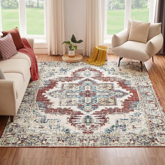 Cross-border Bohemian living room carpet, hotel and homestay patio, outdoor Persian floor mat, bedroom bedside rug