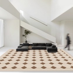 NEXTECHBIZ Nordic minimalist living room carpet, sofa coffee table blanket, bedroom bedside mat, high-end full-length closet carpet