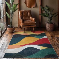 NEXTECHBIZ Amazon's hot-selling light luxury carpets, stain-resistant coffee table rugs, bedroom cooling decorative bedside rugs, in stock.