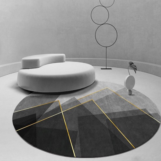 Cross-border temu simple light luxury carpets, non-slip and wear-resistant round decorative sofa cushions for the living room, easy-care rugs for the bedroom. Cross-border temu simple light luxury carpets, non-slip and wear-resistant round decorative sofa cushions for the living room, easy-care rugs for the bedroom.