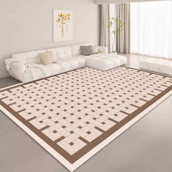 NEXTECHBIZ Nordic minimalist living room carpet, sofa coffee table blanket, bedroom bedside mat, high-end full-length closet carpet