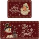 Cross-border TEMU Christmas long kitchen mats, non-slip, stain-resistant, easy-care, two-piece set, in stock. Cross-border TEMU Christmas long kitchen mats, non-slip, stain-resistant, easy-care, two-piece set, in stock.