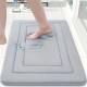 NEXTECHBIZ Temu Amazon spot shipping, cross-border zigzag pattern coral fleece floor mat, factory wholesale, non-slip bathroom mats