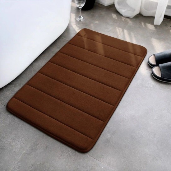 Cross-border striped quilted coral fleece floor mat, manufacturer wholesale, non-slip bathroom mats, TEMU Amazon stock and dropshipping Cross-border striped quilted coral fleece floor mat, manufacturer wholesale, non-slip bathroom mats, TEMU Amazon stock and dropshipping