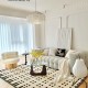 NEXTECHBIZ Wabi-sabi style living room rug, imitation cashmere non-slip carpet, luxurious large-area, full-coverage home bedroom bedside rug